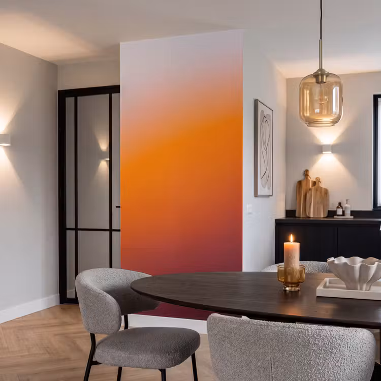 Tapete - Farbverlauf – Orange – Abstrakt — 5