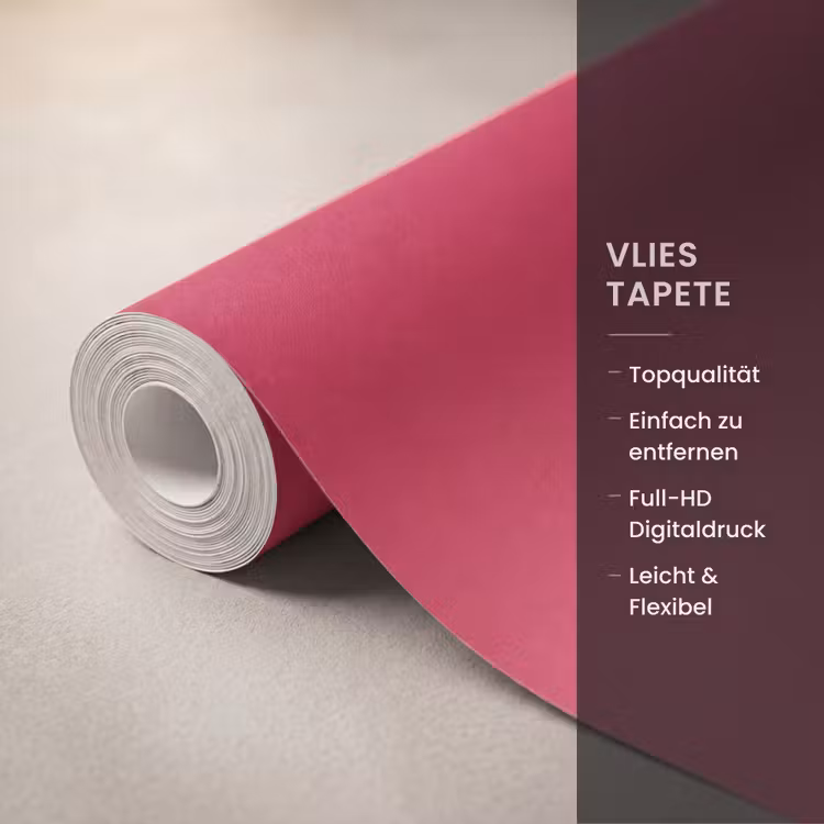 Tapete - Farbverlauf – Rot – Rosa — 3
