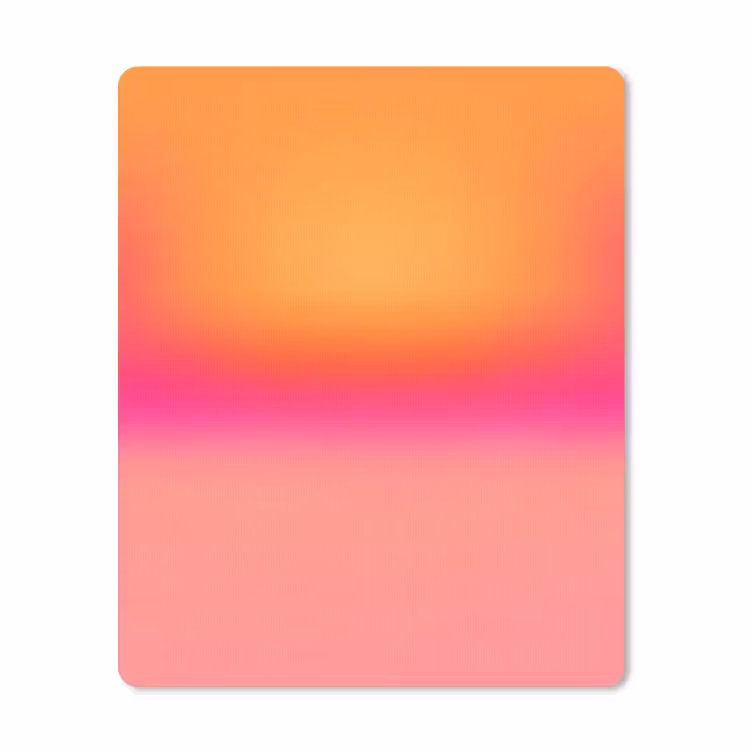 Mauspad - Farbverlauf – Orange – Rosa — 1