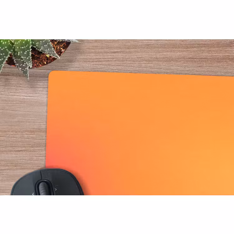 Mauspad - Farbverlauf – Orange – Rosa — 5