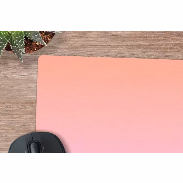 Mauspad - Farbverlauf – Rosa – Orange — 5