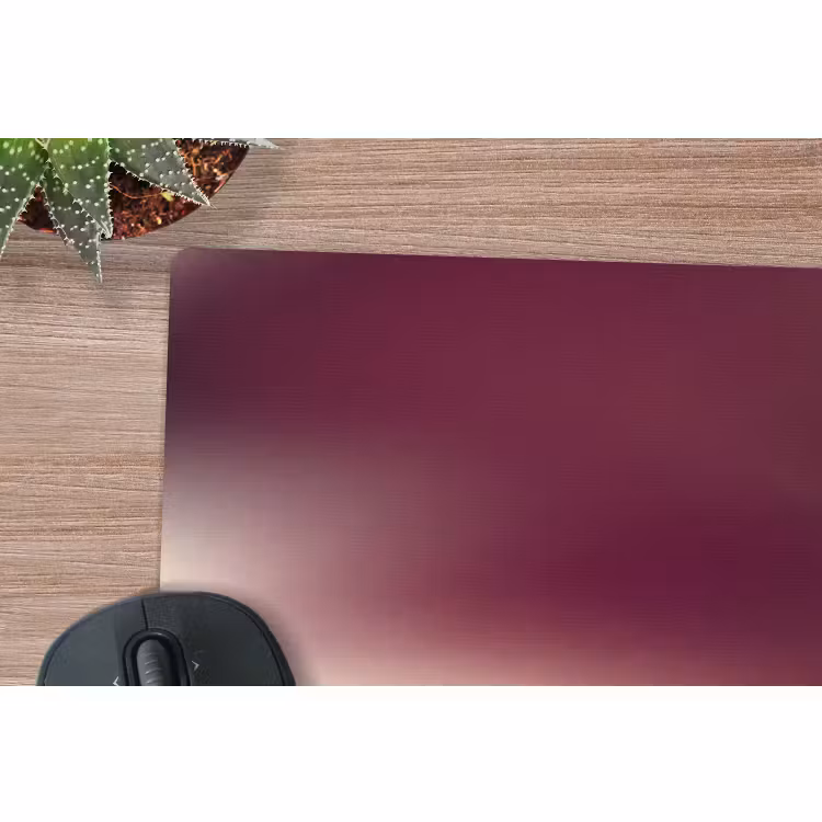 Mauspad - Farbverlauf – Rot – Beige — 5