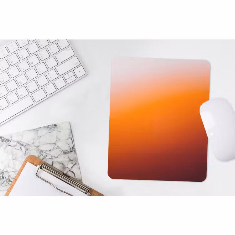 Mauspad - Farbverlauf – Orange – Abstrakt — 4