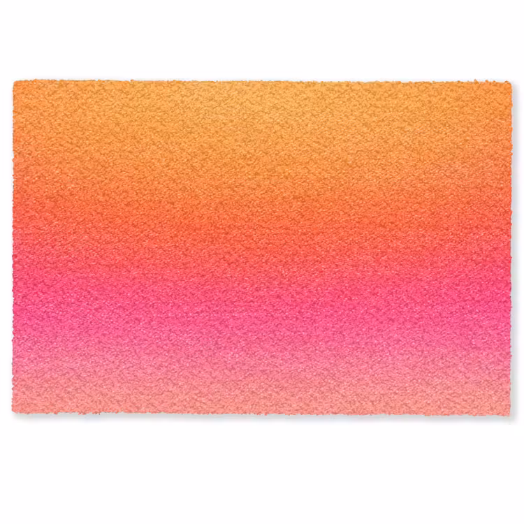 Fußmatte - Farbverlauf – Orange – Rosa — 1