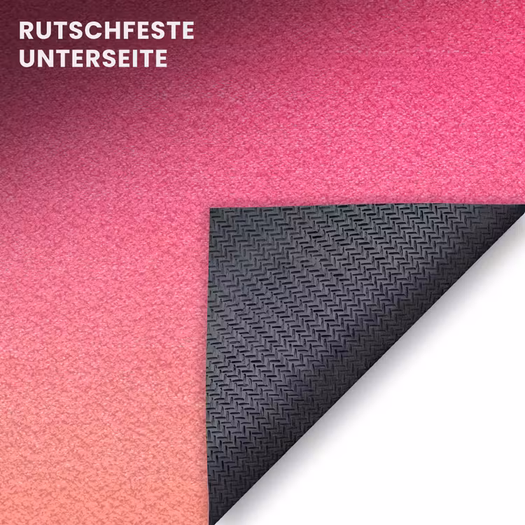Fußmatte - Farbverlauf – Orange – Rosa — 6