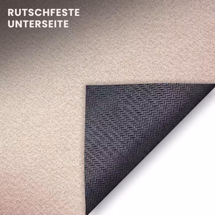 Fußmatte - Farbverlauf – Rot – Beige — 6