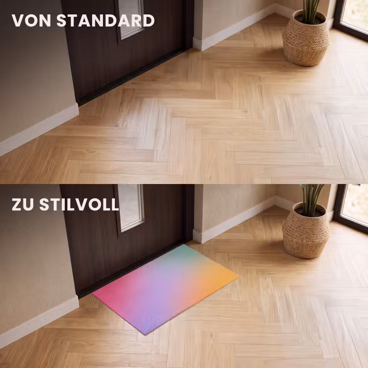 Fußmatte - Zusammenfassung – Farbverlauf – Modern — 3