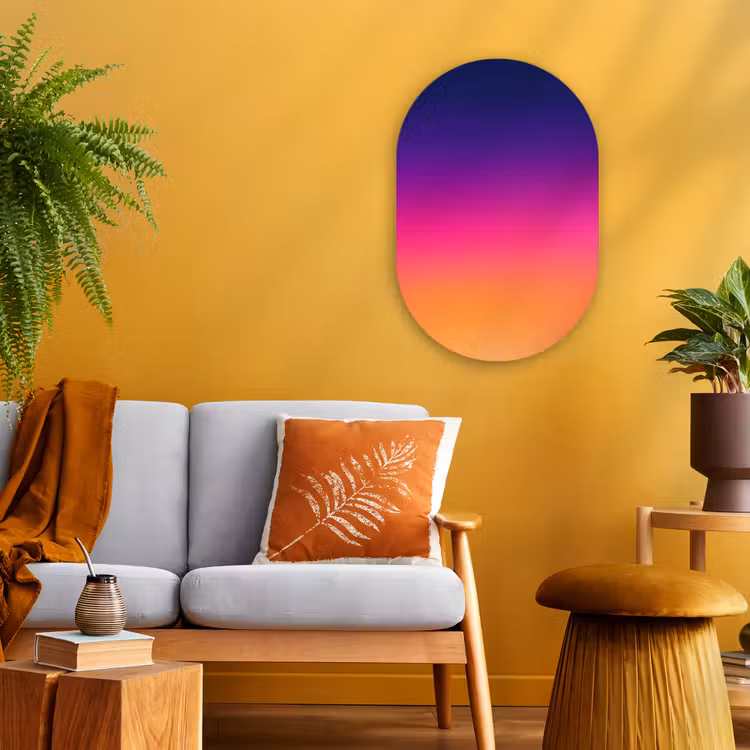 Forexbild Oval - Farbverlauf – Fließend – Abstrakt — 2
