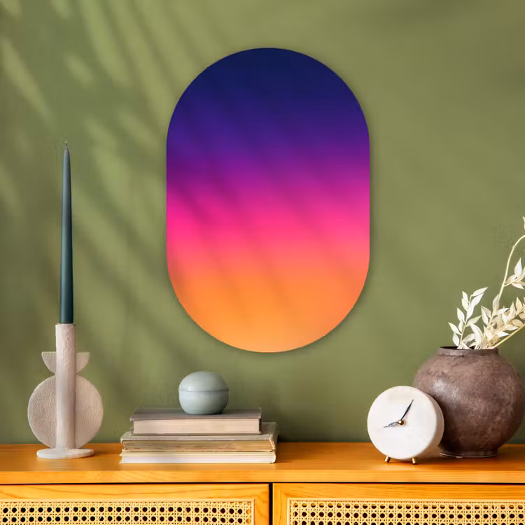 Forexbild Oval - Farbverlauf – Fließend – Abstrakt — 3