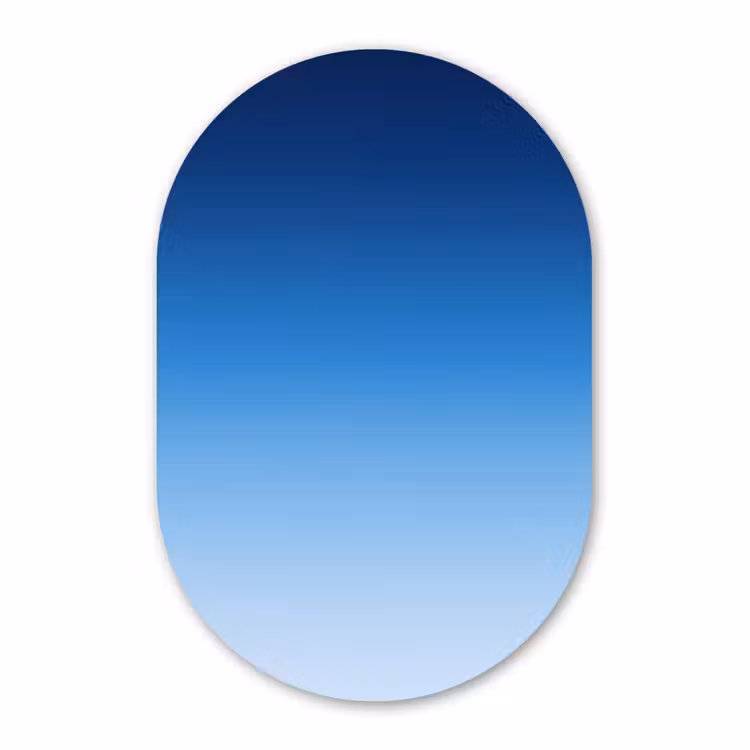 Forexbild Oval - Himmel – Blau – Farbverlauf — 1