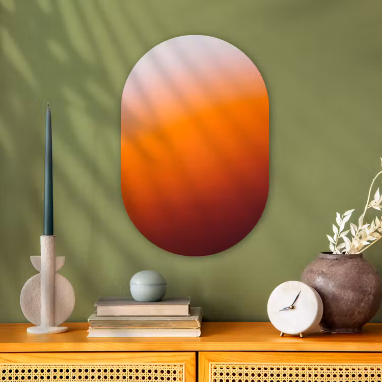 Forexbild Oval - Farbverlauf – Orange – Abstrakt — 3