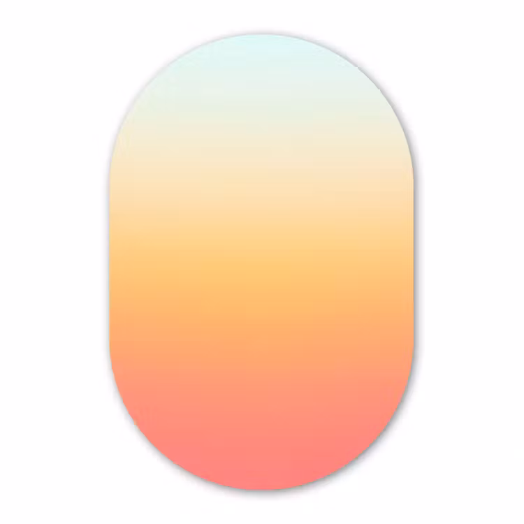 Forexbild Oval - Farbverlauf – Sanft – Farbe — 1