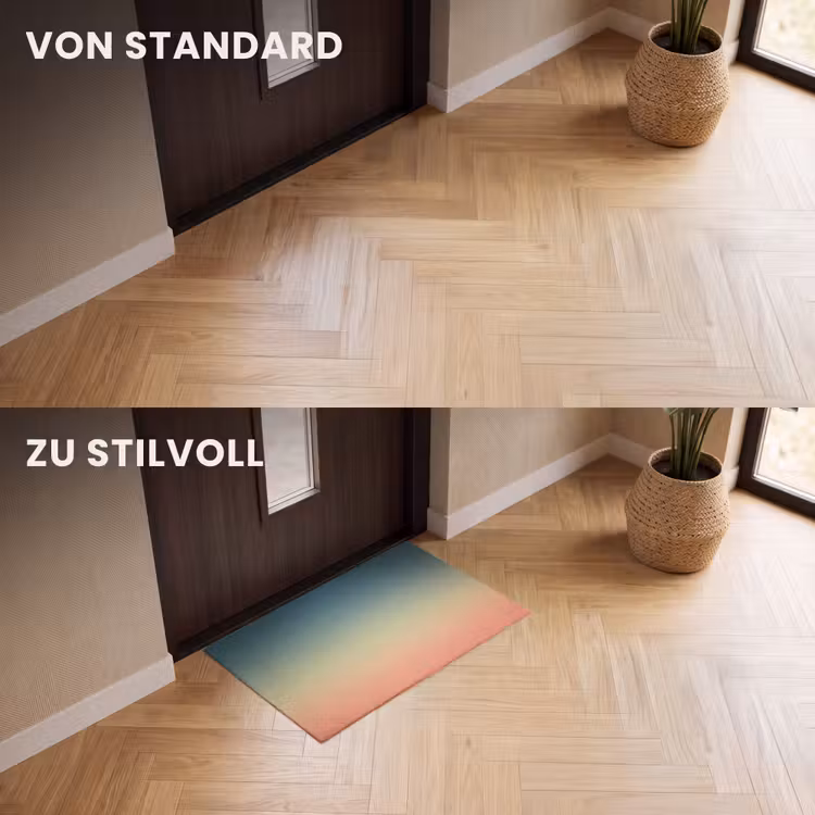 Fußmatte - Farbverlauf – Abstrakt – Modern — 3