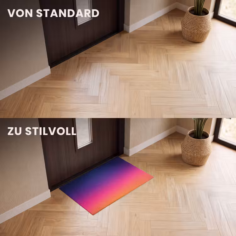 Fußmatte - Farbverlauf – Fließend – Abstrakt — 3