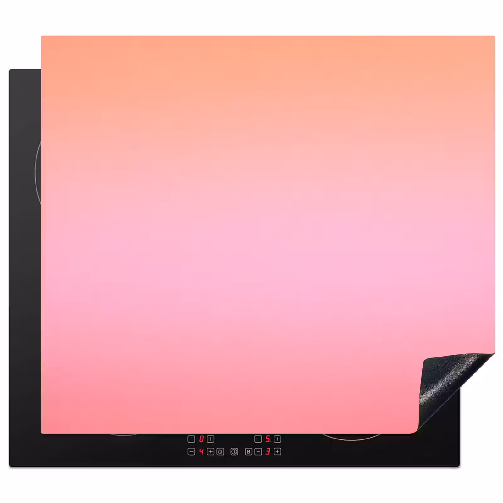 Herdabdeckplatte - Farbverlauf – Rosa – Orange — 1