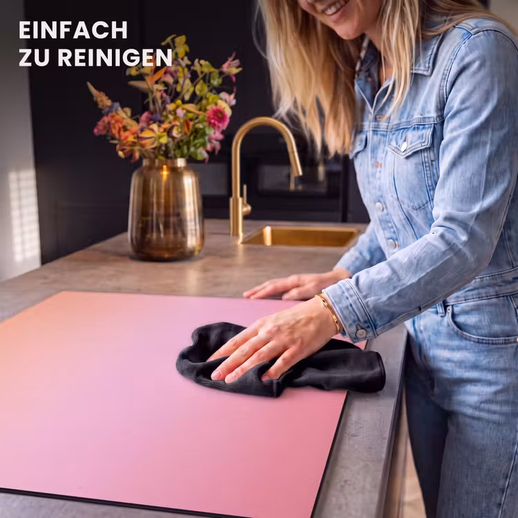Herdabdeckplatte - Farbverlauf – Rosa – Orange — 6