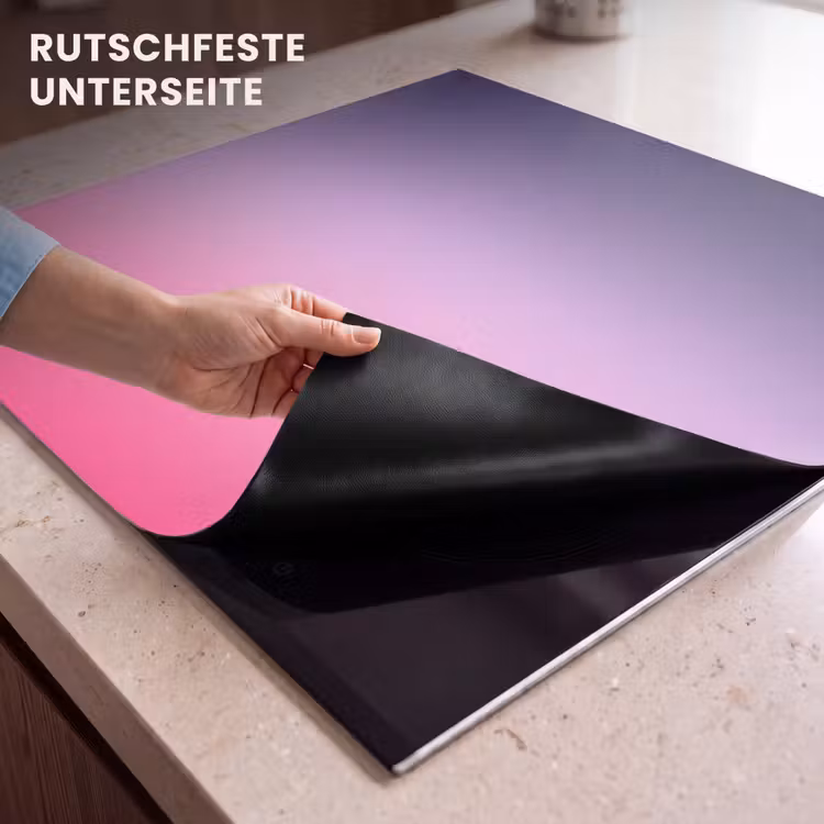 Herdabdeckplatte - Farbe – Farbverlauf – Abstrakt — 9