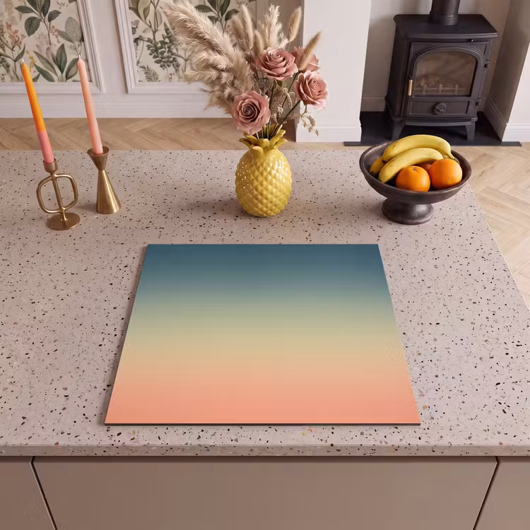 Herdabdeckplatte - Farbverlauf – Abstrakt – Modern — 2