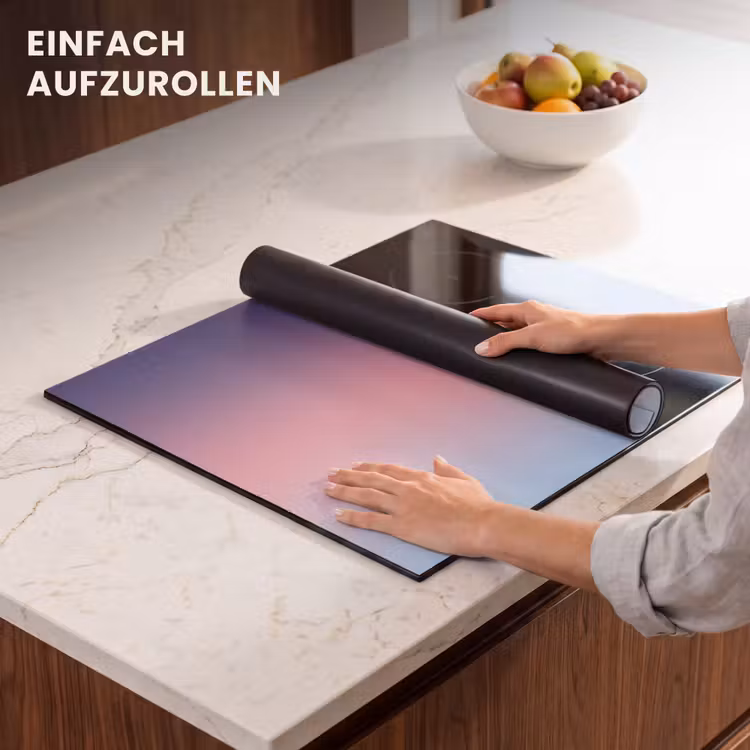 Herdabdeckplatte - Farbverlauf – Lila – Rosa — 7