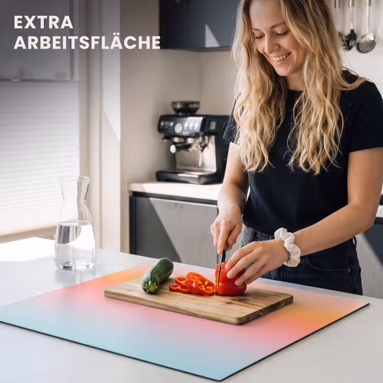 Herdabdeckplatte - Farbverlauf – Sanft – Abstrakt — 4