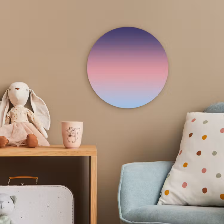 Forexbild Rund - Farbverlauf – Lila – Rosa — 5