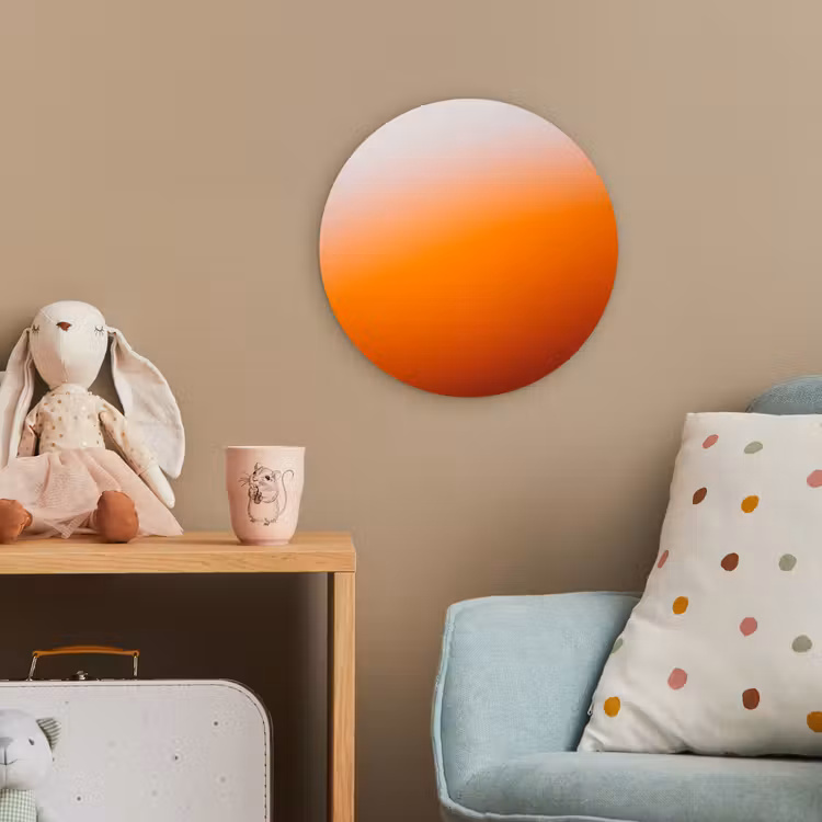 Forexbild Rund - Farbverlauf – Orange – Abstrakt — 5