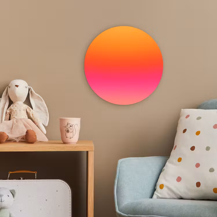 Forexbild Rund - Farbverlauf – Orange – Rosa — 5