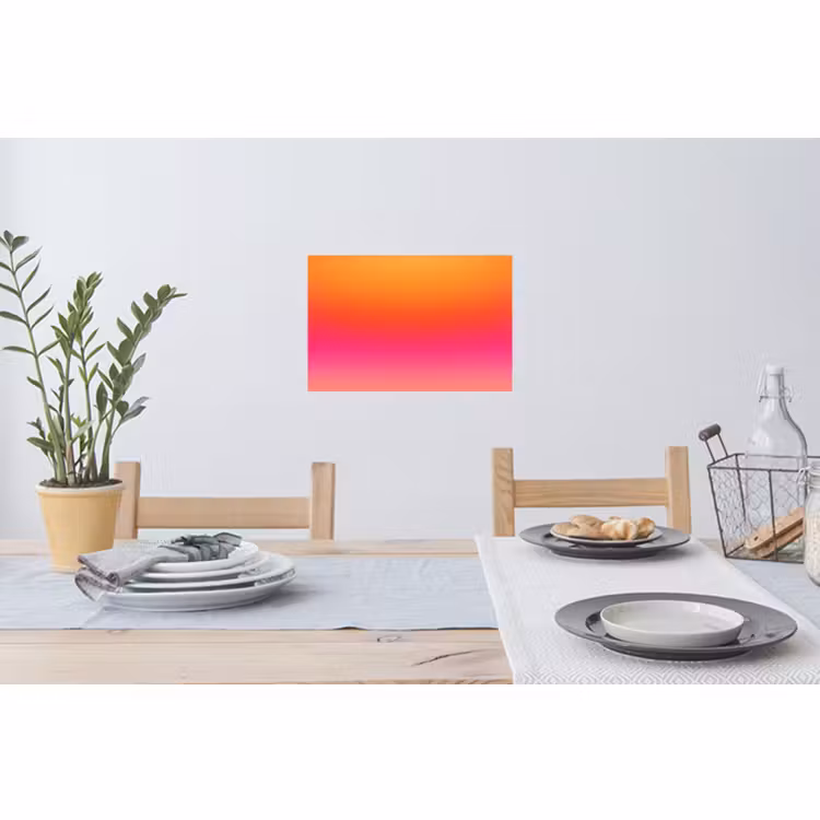Wandtattoo – Farbverlauf – Orange – Rosa — 4