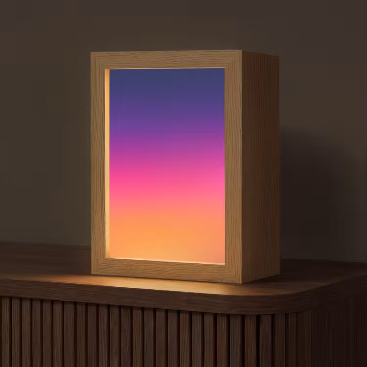 Personalisierte Lightbox - Farbverlauf – Fließend – Abstrakt — 1
