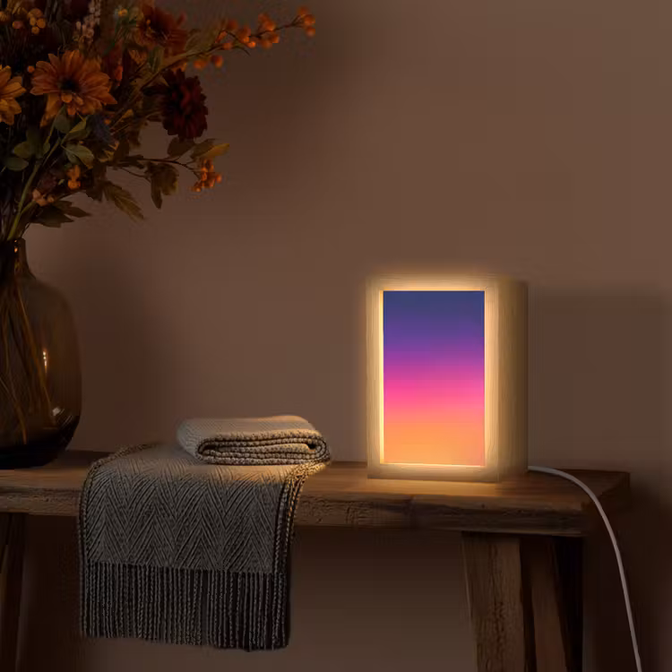 Personalisierte Lightbox - Farbverlauf – Fließend – Abstrakt — 3