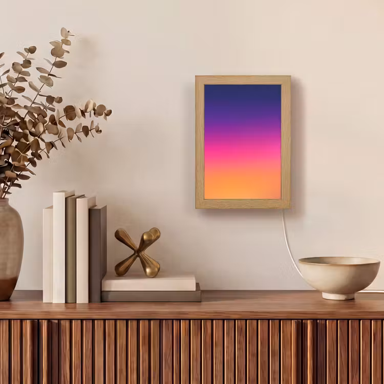 Personalisierte Lightbox - Farbverlauf – Fließend – Abstrakt — 4