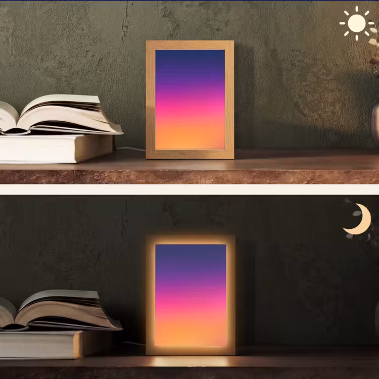 Personalisierte Lightbox - Farbverlauf – Fließend – Abstrakt — 5