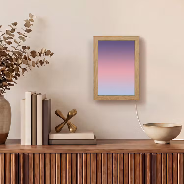 Personalisierte Lightbox - Farbverlauf – Lila – Rosa — 4