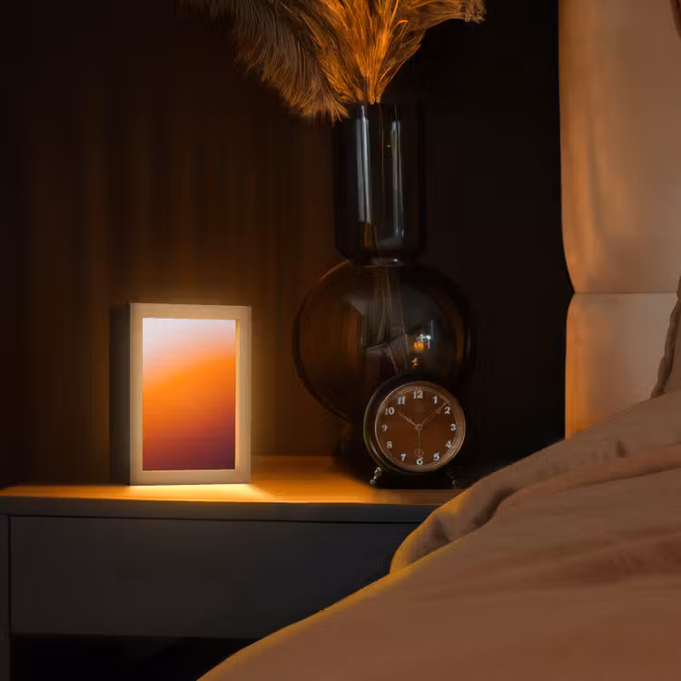 Personalisierte Lightbox - Farbverlauf – Orange – Abstrakt — 2