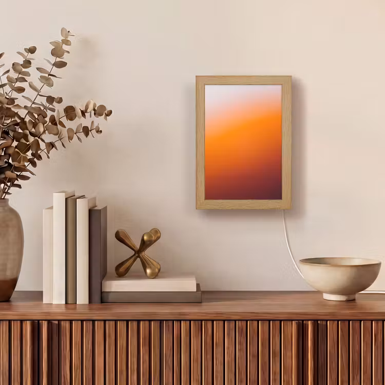 Personalisierte Lightbox - Farbverlauf – Orange – Abstrakt — 4
