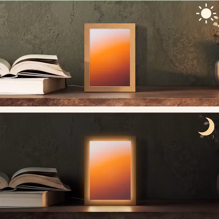 Personalisierte Lightbox - Farbverlauf – Orange – Abstrakt — 5