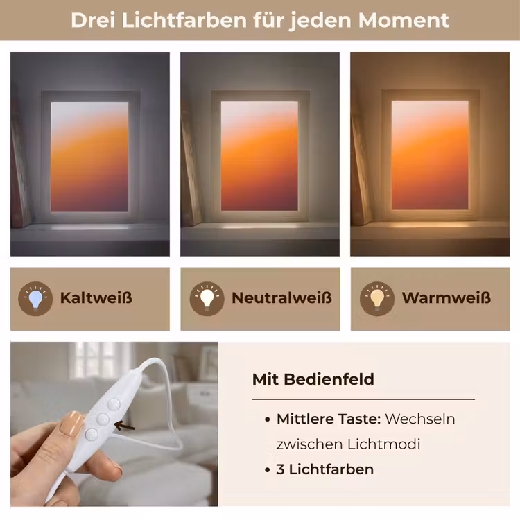 Personalisierte Lightbox - Farbverlauf – Orange – Abstrakt — 7