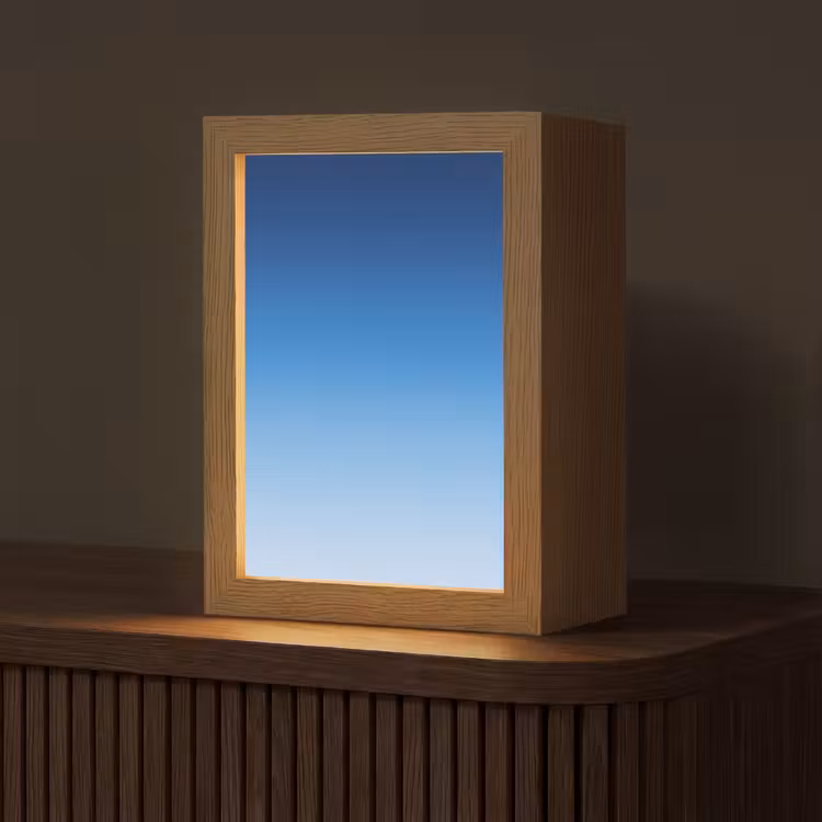 Personalisierte Lightbox - Himmel – Blau – Farbverlauf — 1