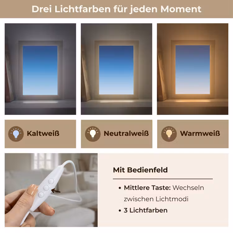Personalisierte Lightbox - Himmel – Blau – Farbverlauf — 7