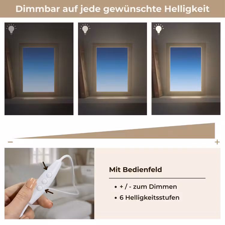 Personalisierte Lightbox - Himmel – Blau – Farbverlauf — 8