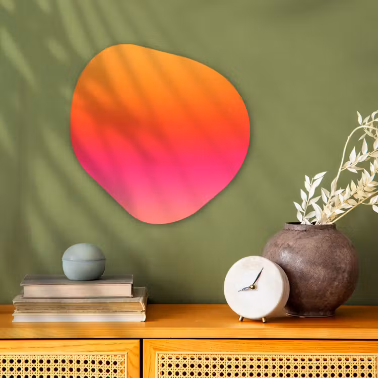 Forexbild Organische Form - Farbverlauf – Orange – Rosa — 2