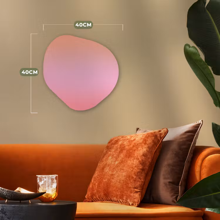 Forexbild Organische Form - Farbverlauf – Rosa – Orange — 4