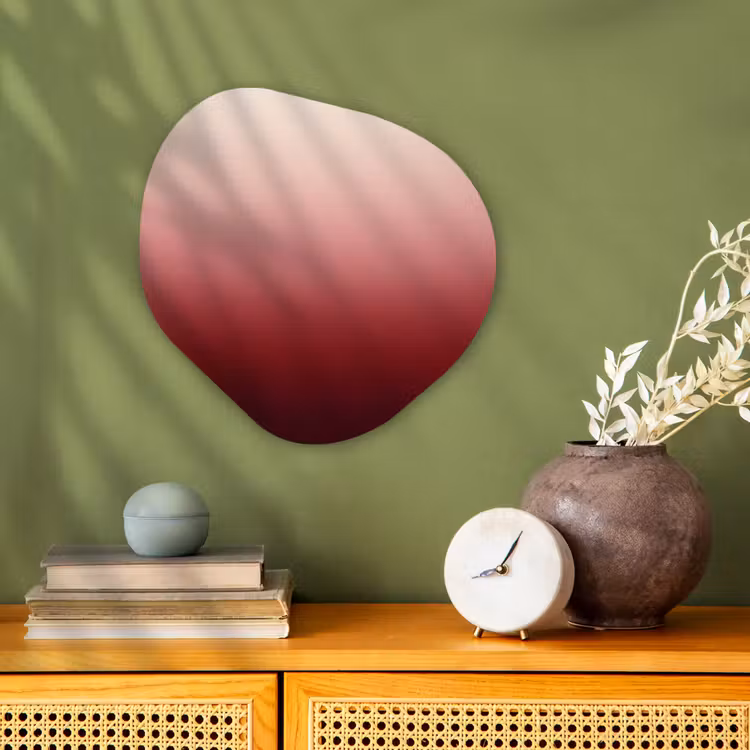 Forexbild Organische Form - Farbverlauf – Rot – Rosa — 2