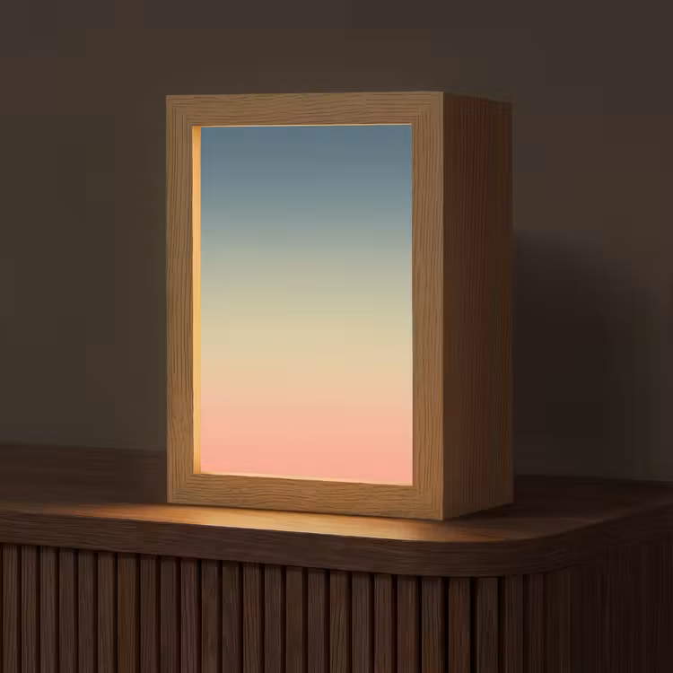 Personalisierte Lightbox - Farbverlauf – Abstrakt – Modern — 1