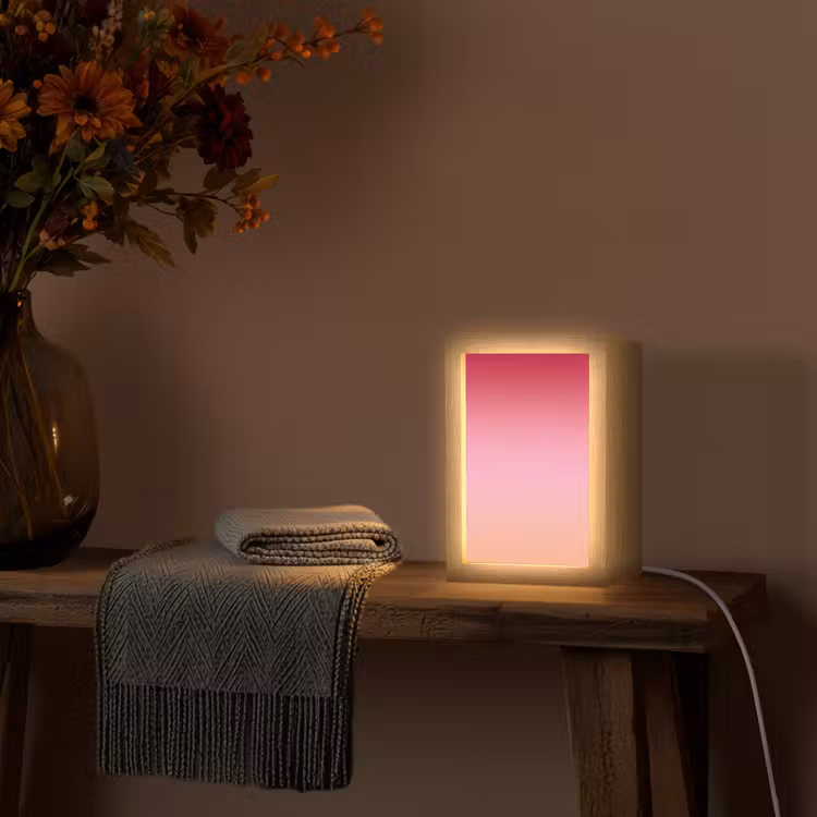 Personalisierte Lightbox - Farbverlauf – Rot – Rosa — 3