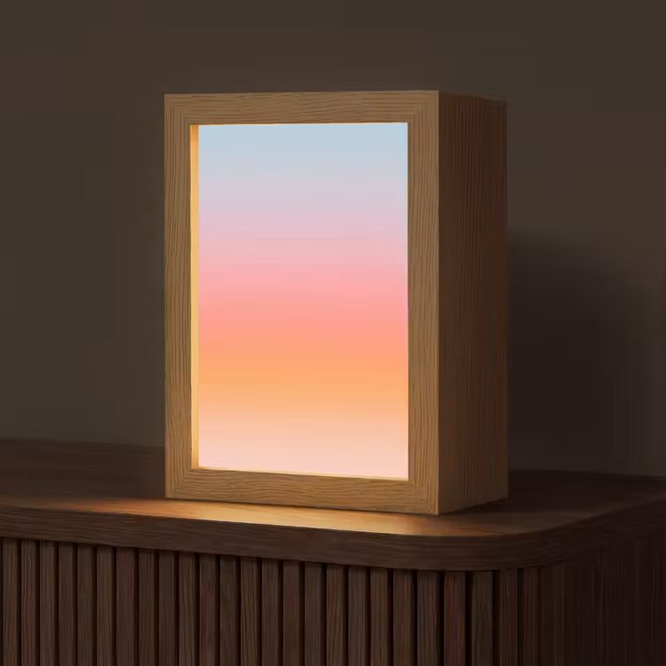 Personalisierte Lightbox - Farbverlauf – Sanft – Abstrakt — 1
