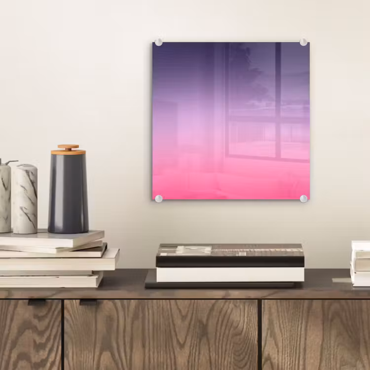 Glasbild - Farbe – Farbverlauf – Abstrakt — 2