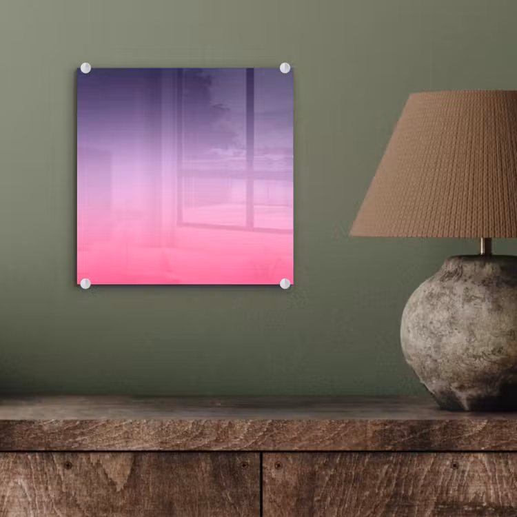 Glasbild - Farbe – Farbverlauf – Abstrakt — 4