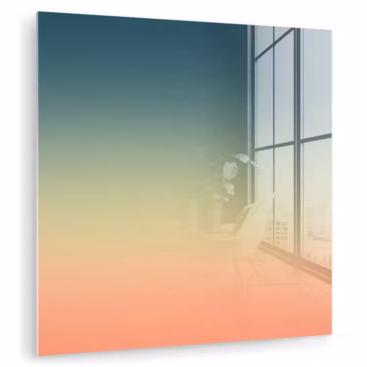 Glasbild - Farbverlauf – Abstrakt – Modern — 1