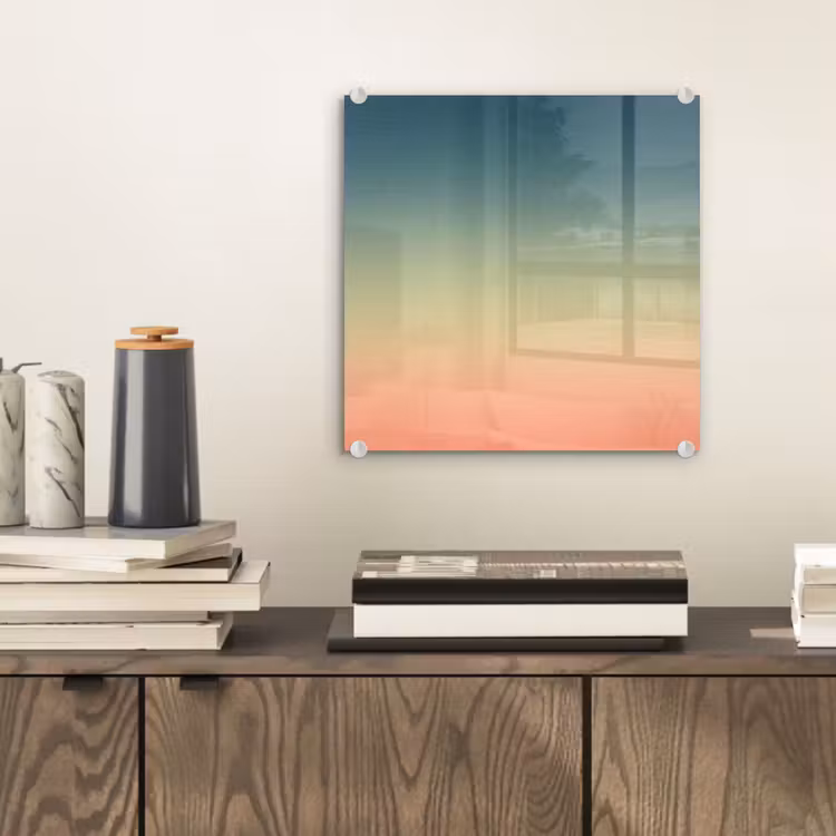 Glasbild - Farbverlauf – Abstrakt – Modern — 2